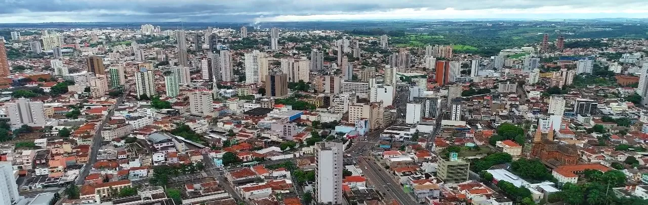 Vista da cidade de Uberaba